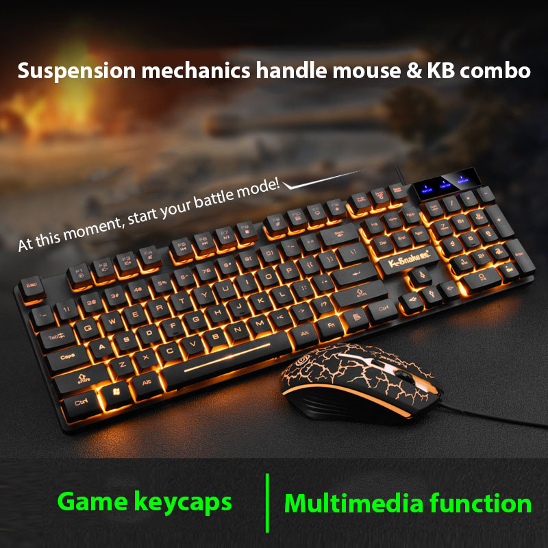 Gaming Keyboard Mouse Set - KM320 Keyboard And Mouse Set Waterproof