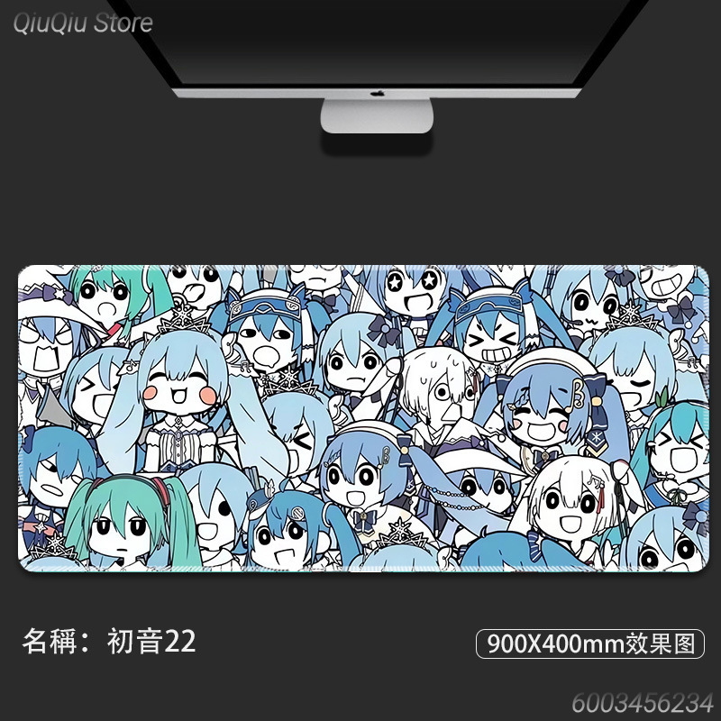 Keyboard Mouse Bundle Gaming - Hatsune Miku Anime Gaming Mouse Pad