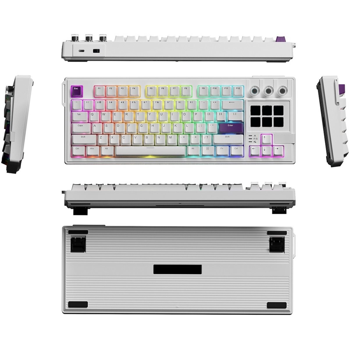 Gaming Keyboard Ergonomics - update. K1 PRO Visual Mechanical Keyboard