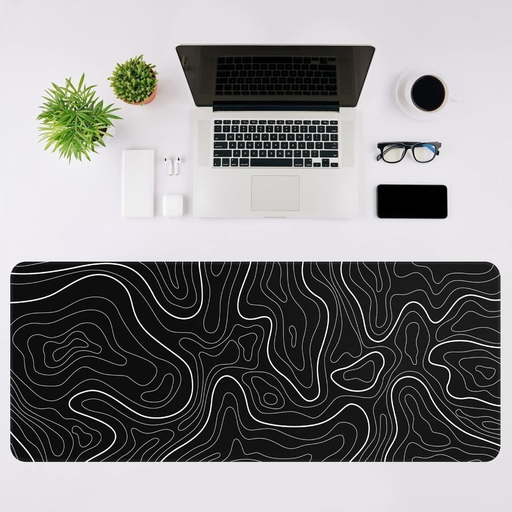 Gaming Keyboard Nearby - Professional Gaming Topographic Shape Gaming Mouse
