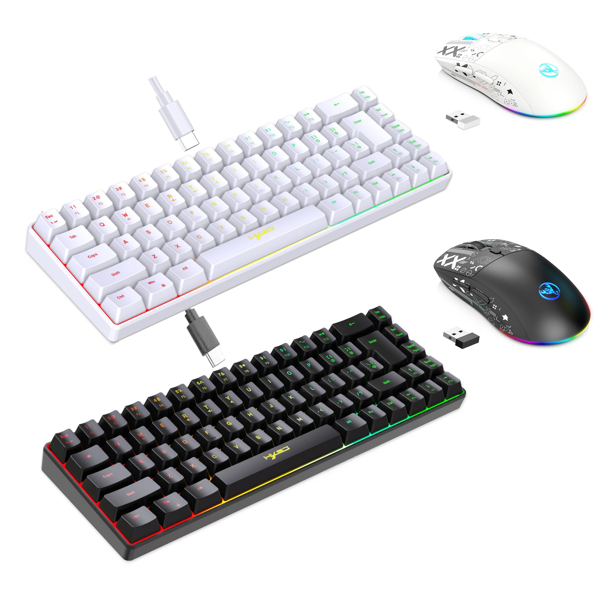 Gaming Keyboard Mouse Set - Keyboard and Mouse Combo Backlight Kit
