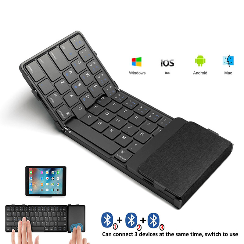Gaming Keyboard No Number Pad - BOW Korea/Russia Wireless Folding Keyboard with