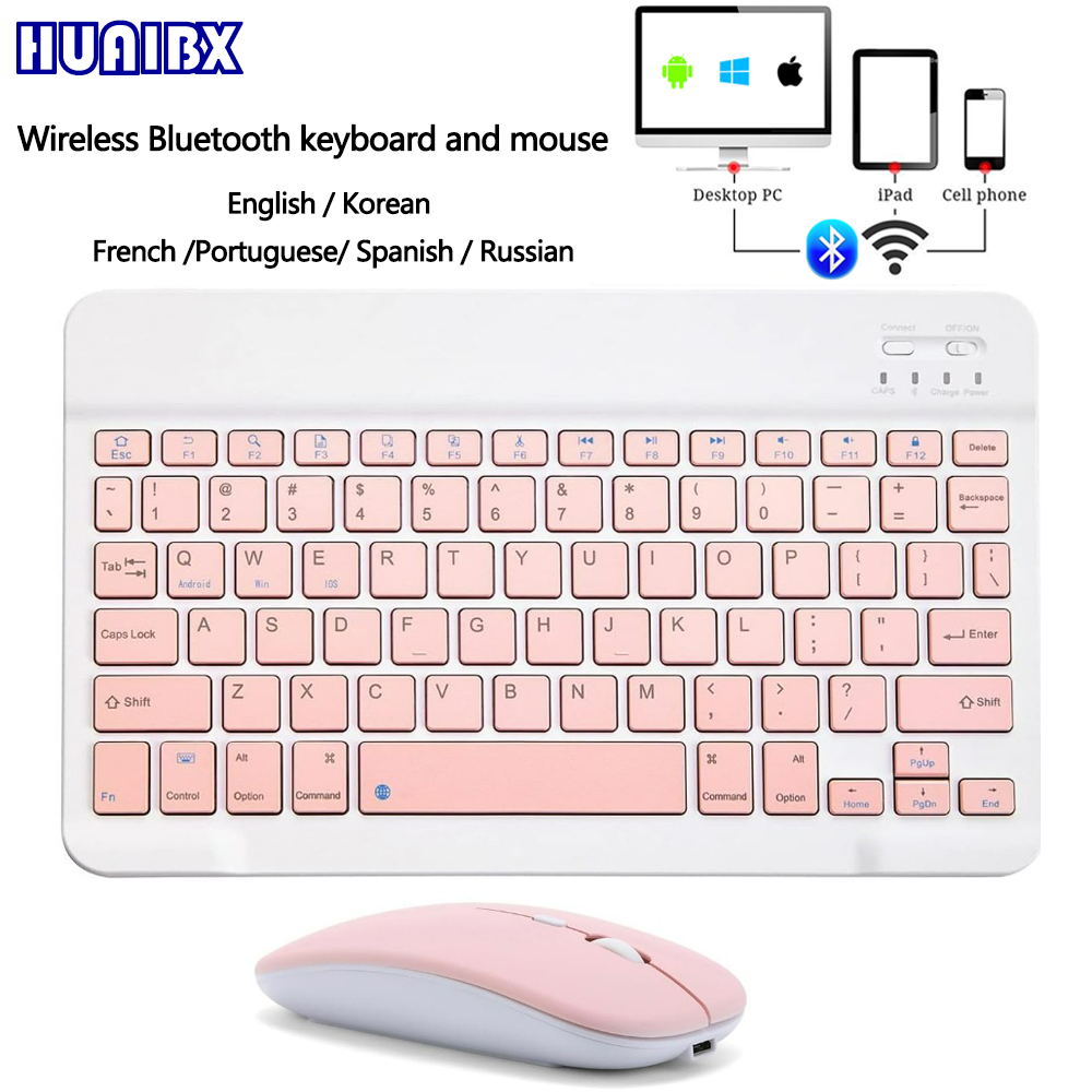 Gaming Keyboard Mouse Wireless - 10 lnch Wireless Bluetooth Mini Keyboard