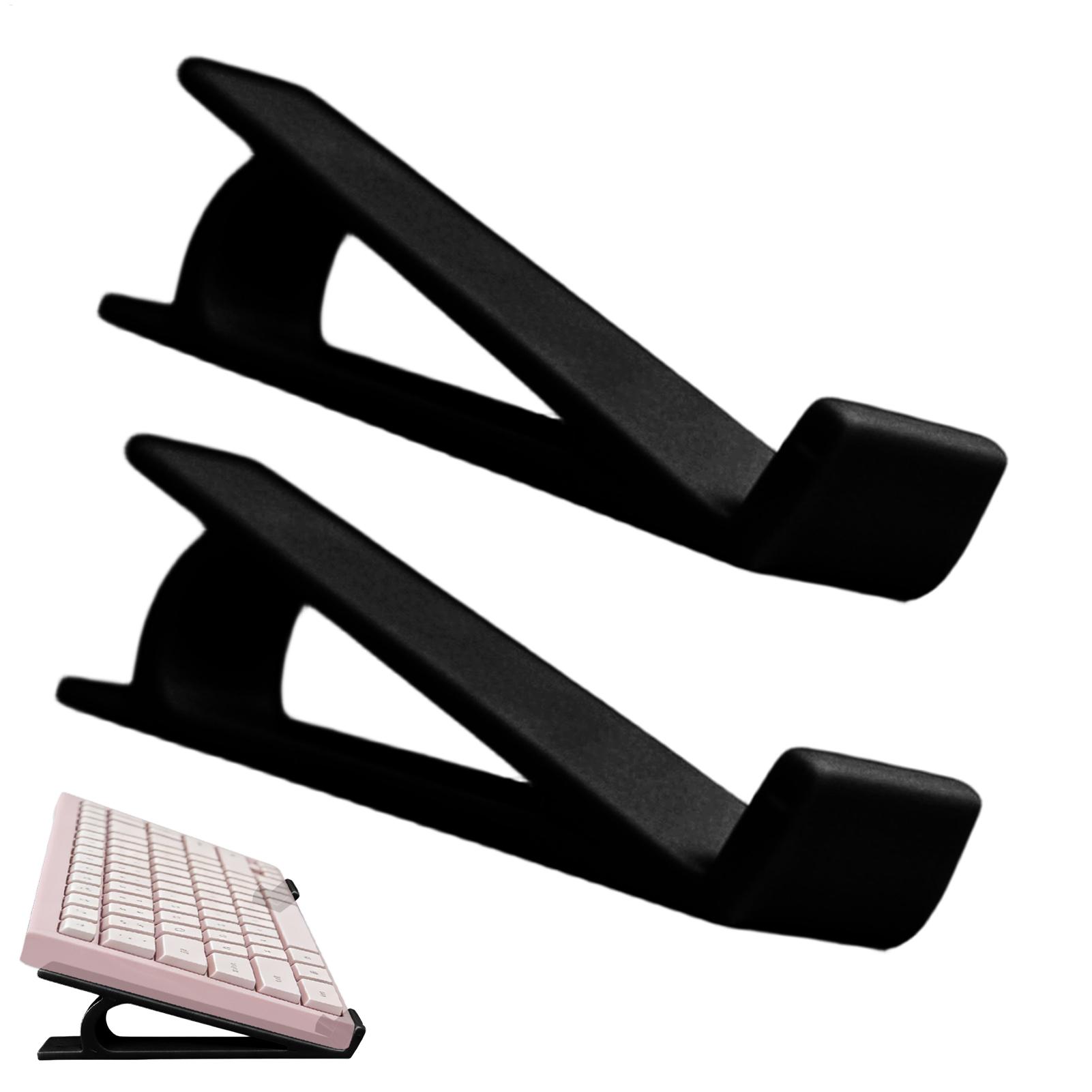 Gaming Keyboard Ergonomics - Ergonomic Non Slip Keyboard Riser 2Pcs