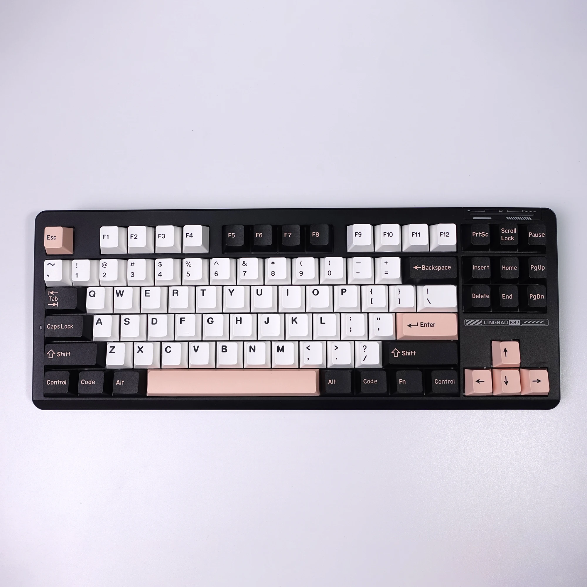 Gaming Keyboard No Number Pad - KBDiy GMK Olivia Keycaps for Mechanical