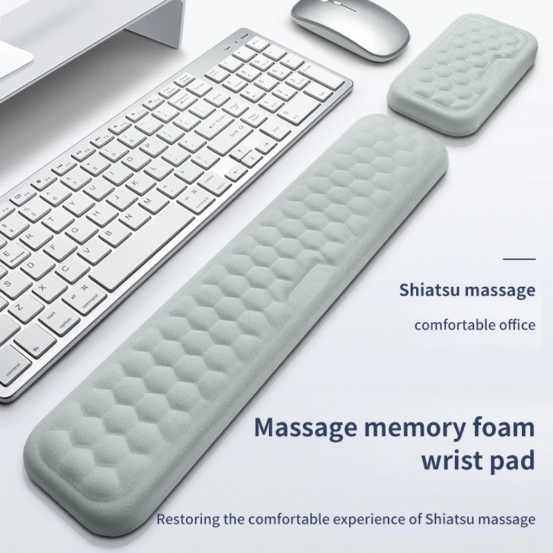Gaming Keyboard Ergonomics - Ergonomic Memory Foam Gaming Desk Keyboard