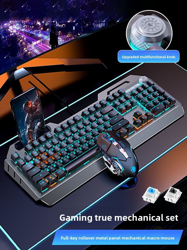 Gaming Keyboard Mouse Set - EWEADN TK900 mechanical keyboard and mouse