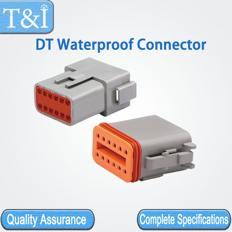 Aviator Connector Kit - 1/5/10Sets DT-2/3/4/6/8/12Pin Electronic Connection Aviation Automobile