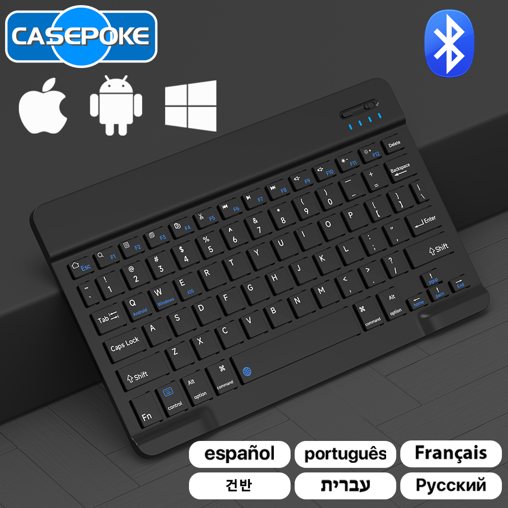 Gaming Keyboard Mouse Wireless - CASEPOKE For iPad Xiaomi Samsung Huawei