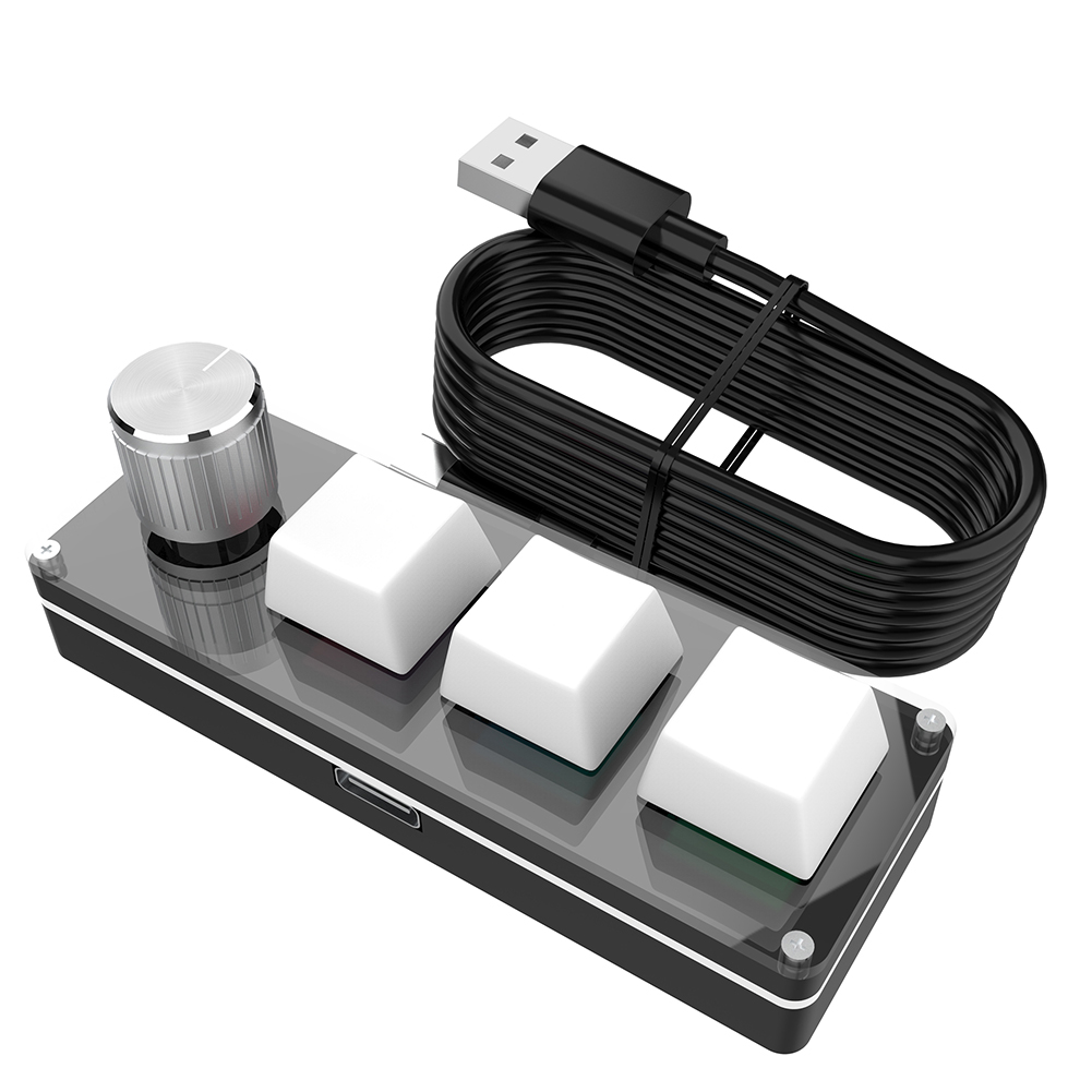 RGB Wired USB Mechanical Gamin - Gaming Keyboard 1 Hand recension och pris