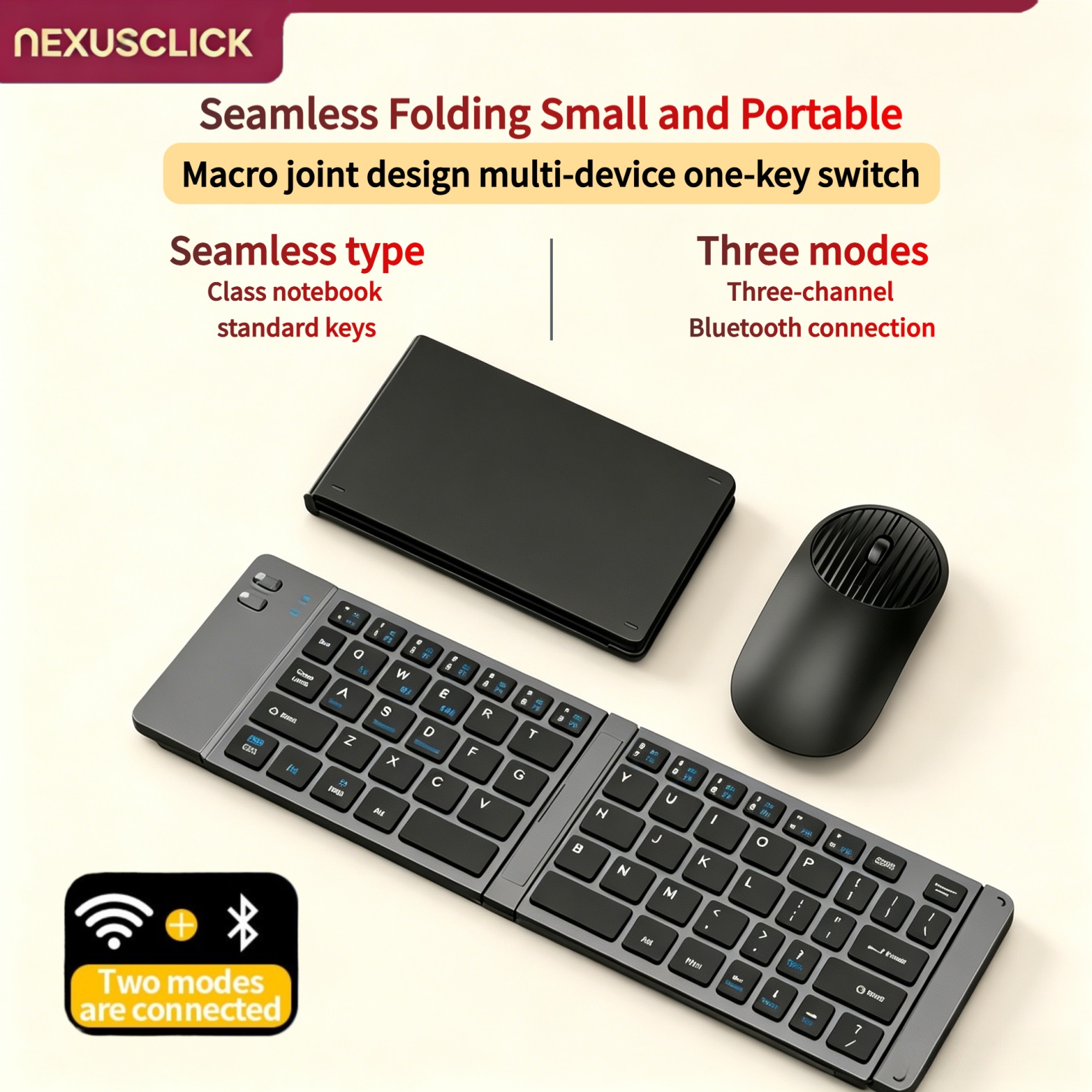 NexusClick New Mini Wireless B - Gaming Keyboard Mouse Set recension och pris