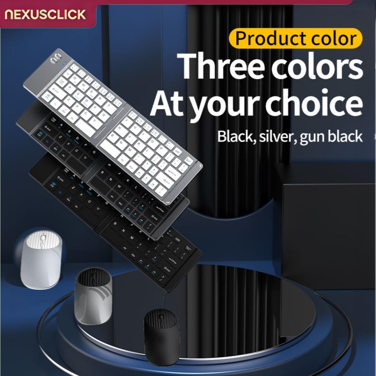 NexusClick New Mini Wireless B - Gaming Keyboard Mouse Set recension och pris