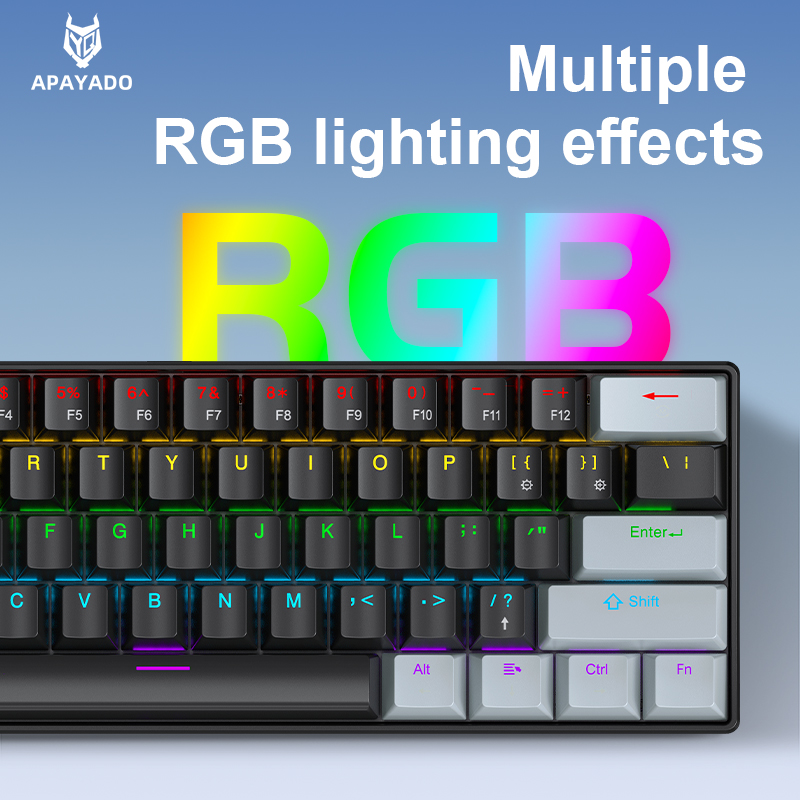 APAYADO K61 Mini Mechanical Ke - Gaming Keyboard Half recension och pris