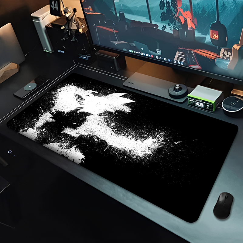 DBZ Black Anime Mouse Pad Drag - Gaming Keyboard Noise recension och pris