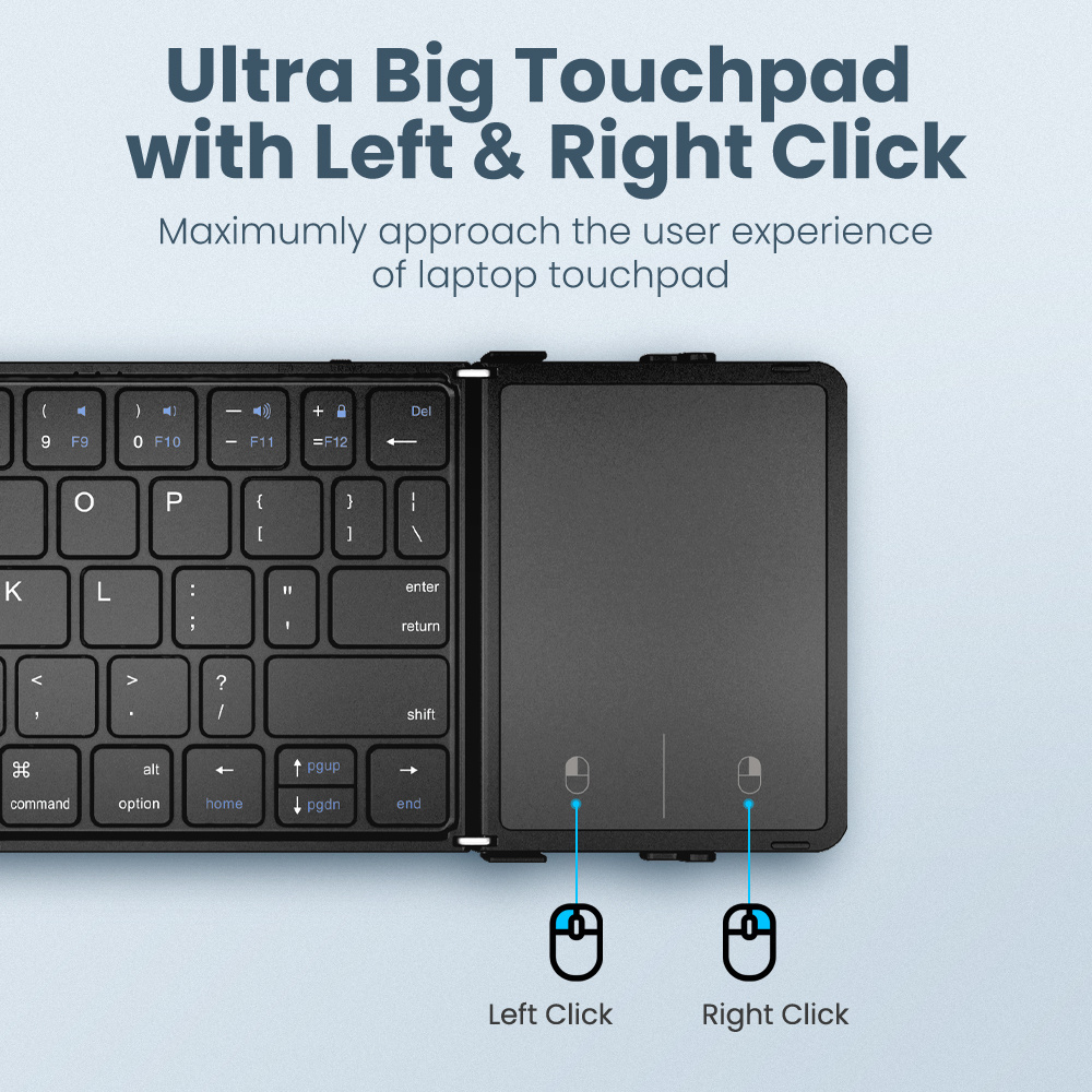 BOW Korea/Russia Wireless Fold - Gaming Keyboard No Number Pad recension och pris