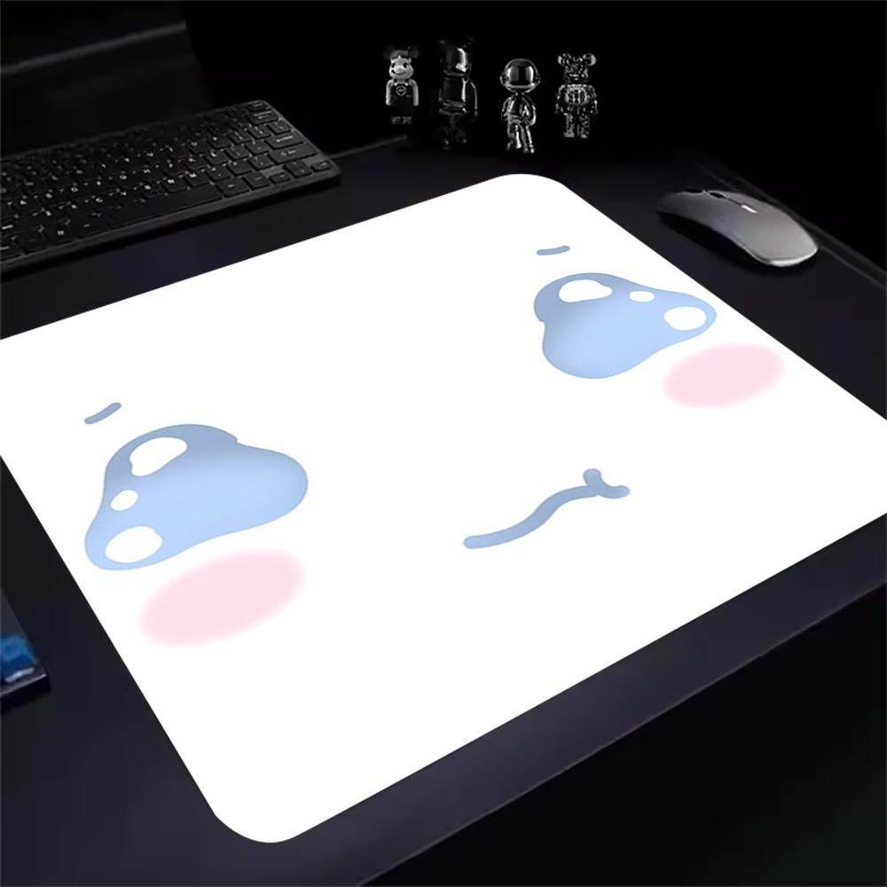 Cute Kawaii Face Mouse Pad Sma - Gaming Keyboard Emoji recension och pris