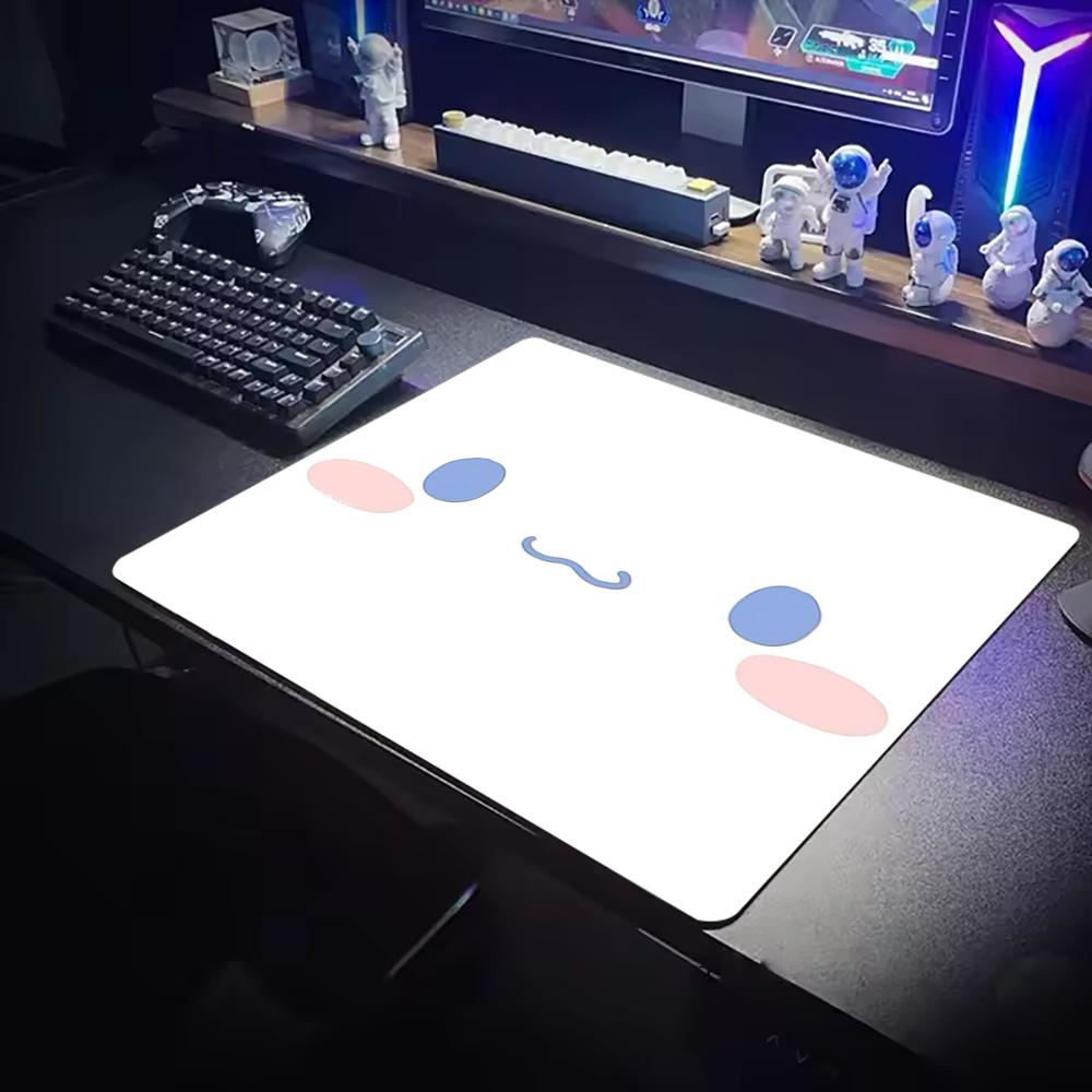 Cute Kawaii Face Mouse Pad Sma - Gaming Keyboard Emoji recension och pris