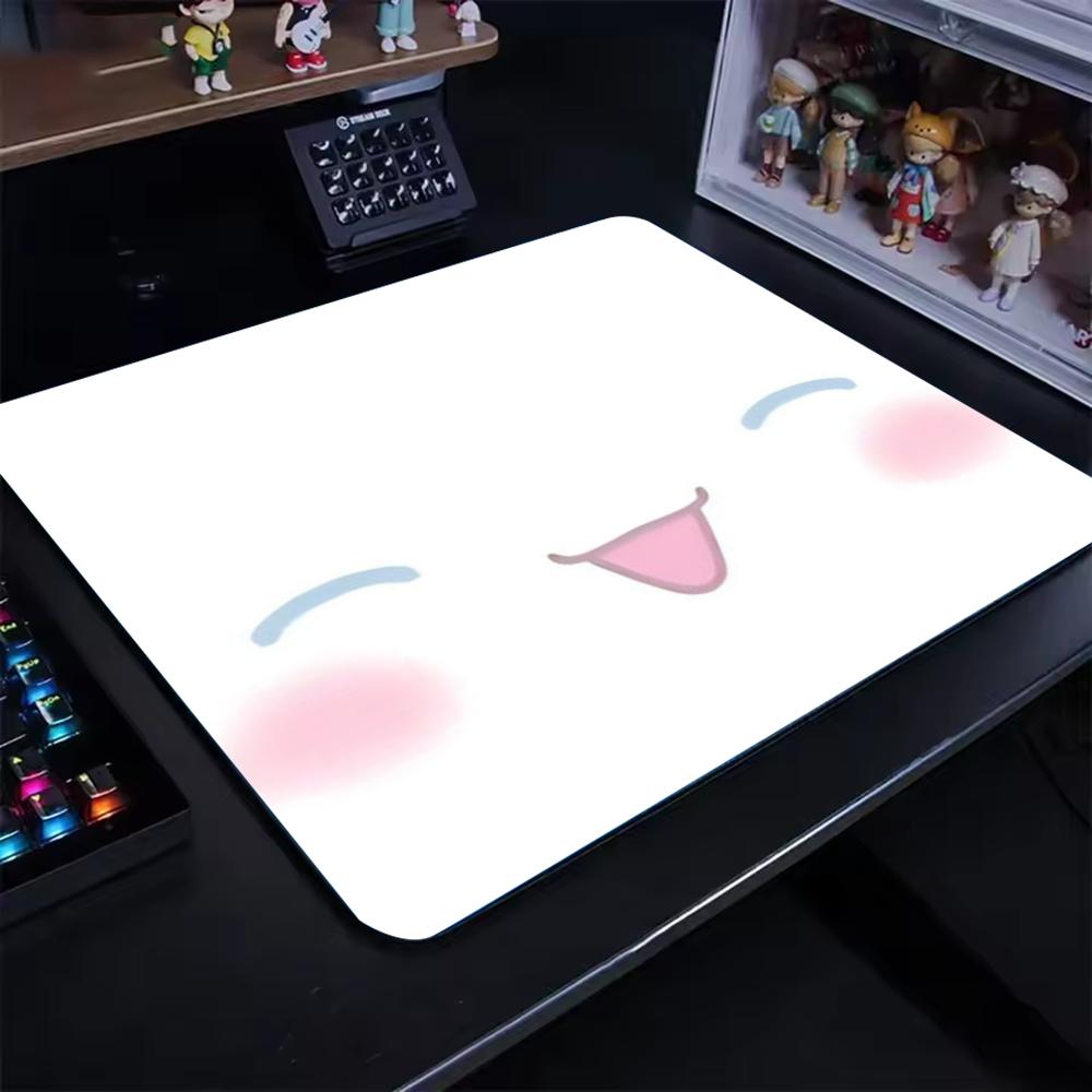 Cute Kawaii Face Mouse Pad Sma - Gaming Keyboard Emoji recension och pris