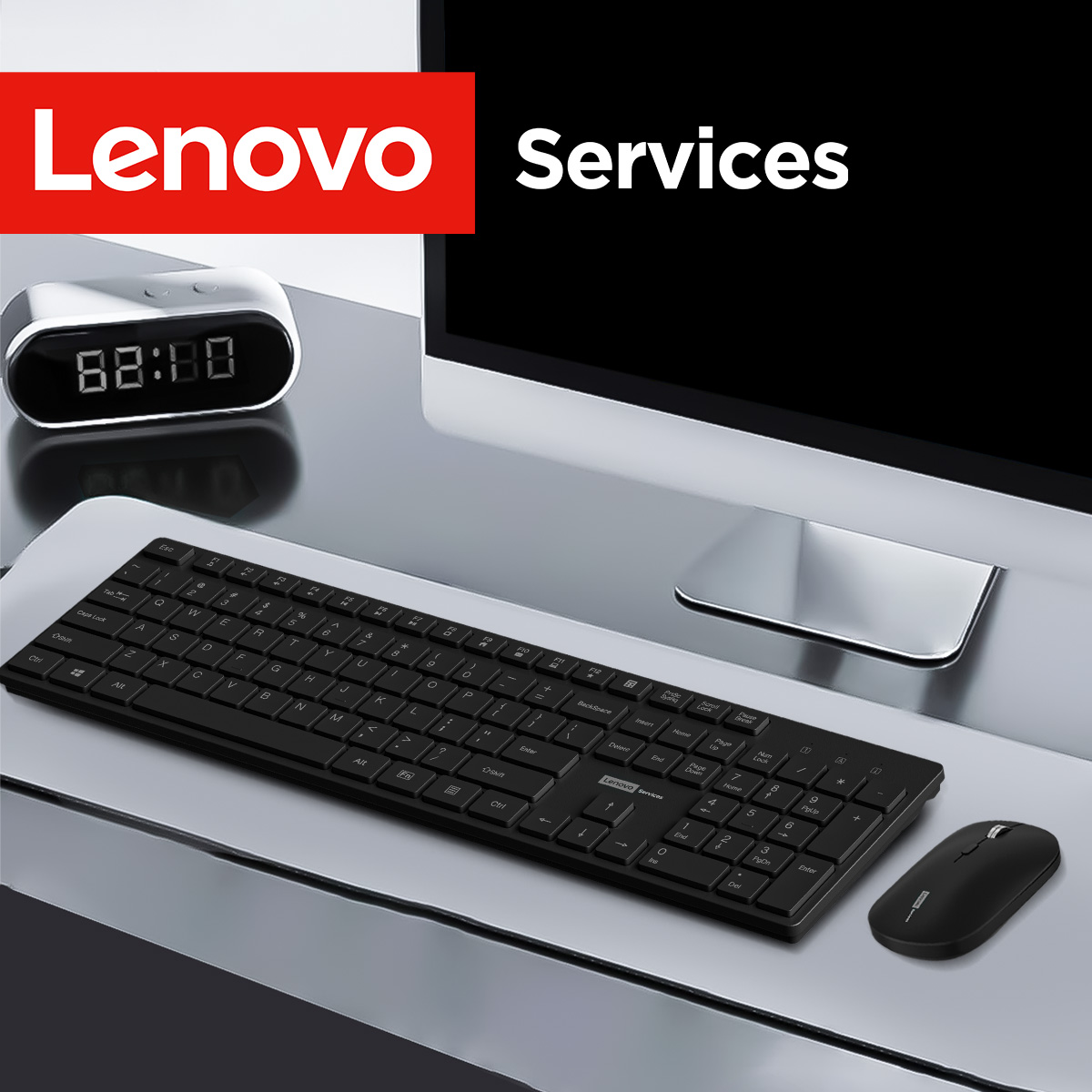 Lenovo KN220 Silent 2.4G Wirel - Gaming Keyboard Mouse Wireless recension och pris