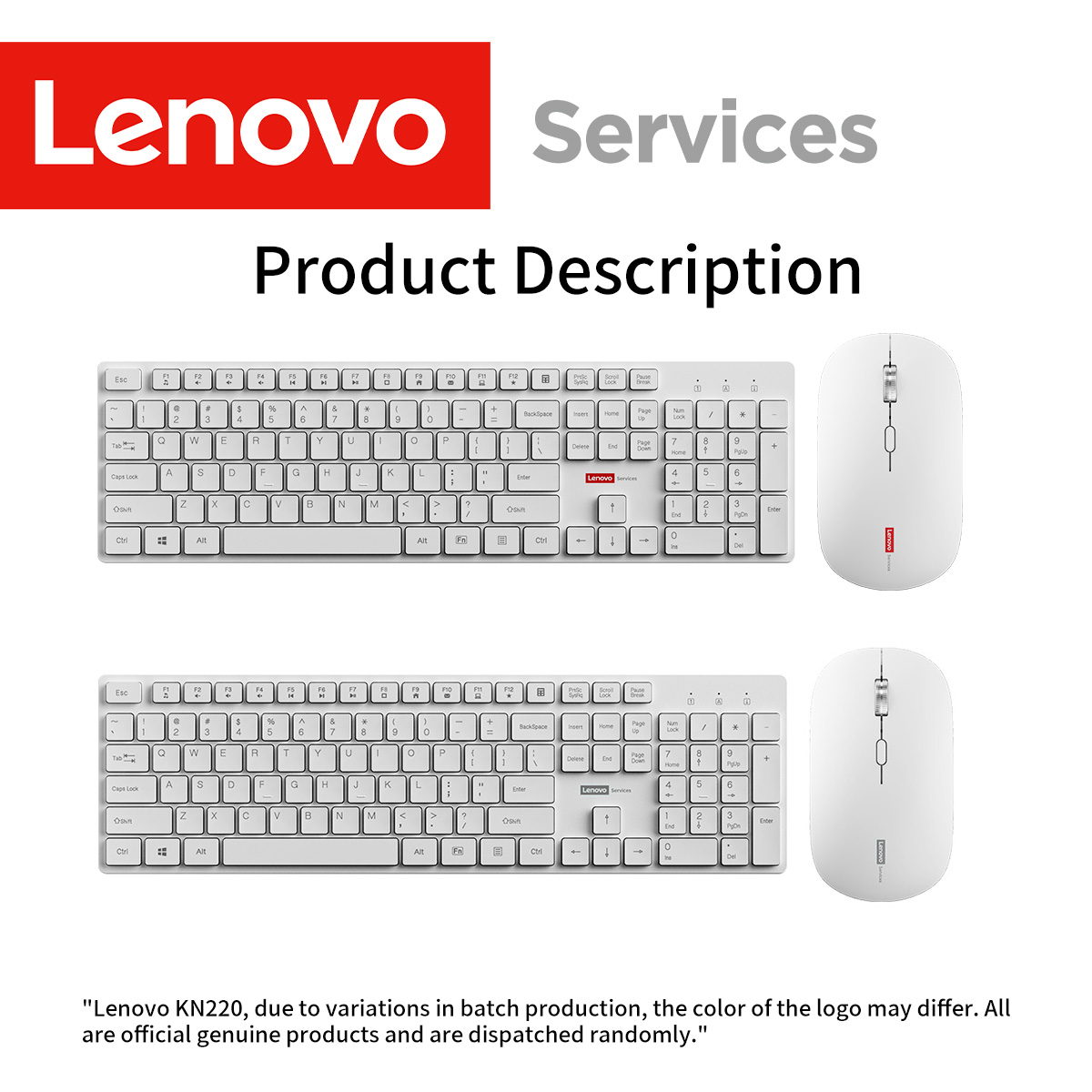 Lenovo KN220 Silent 2.4G Wirel - Gaming Keyboard Mouse Wireless recension och pris