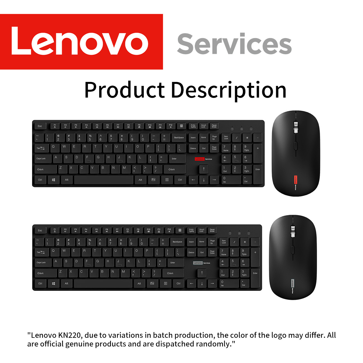 Lenovo KN220 Silent 2.4G Wirel - Gaming Keyboard Mouse Wireless recension och pris