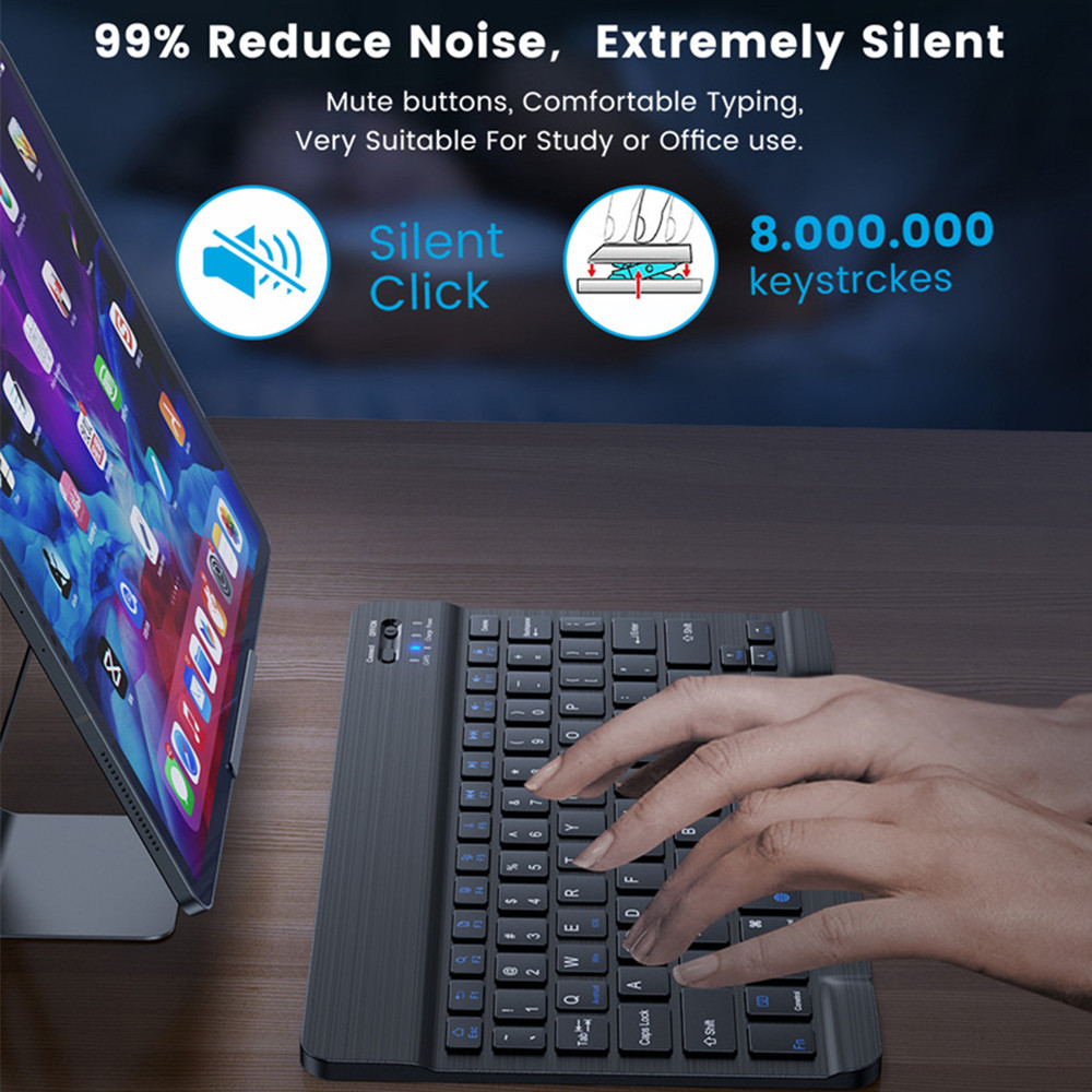 10 lnch Wireless  Bluetooth Mi - Gaming Keyboard Mouse Wireless recension och pris