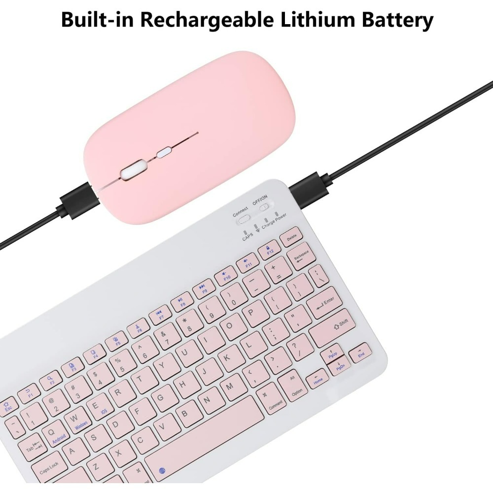 10 lnch Wireless  Bluetooth Mi - Gaming Keyboard Mouse Wireless recension och pris