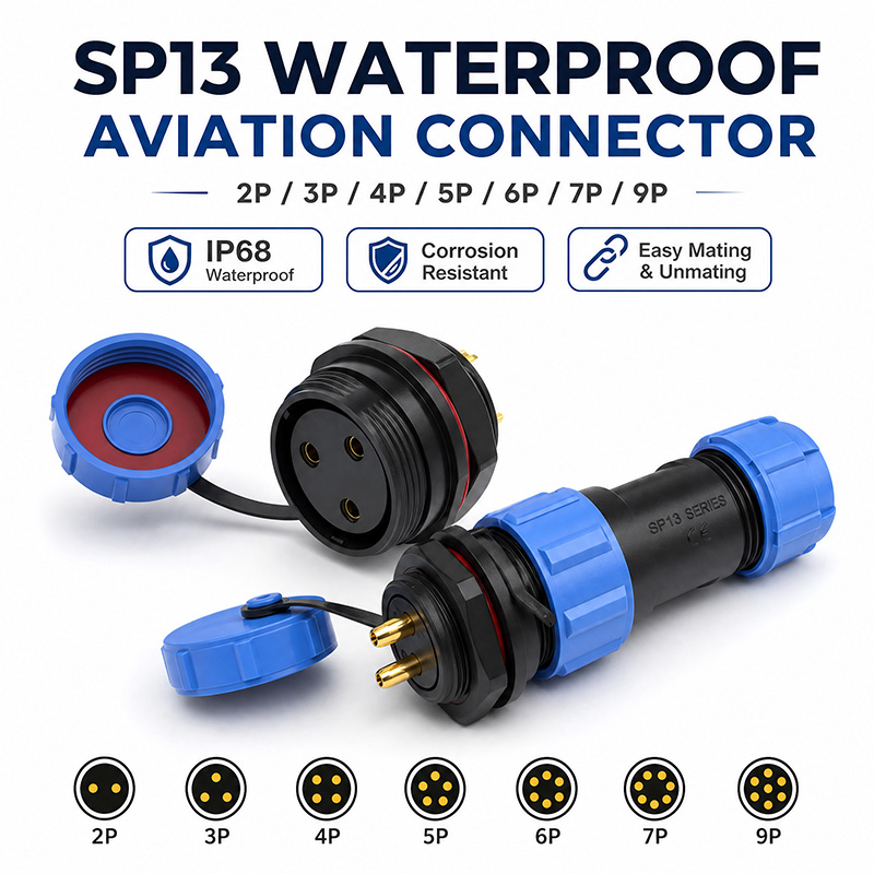 IP68 SP13 Aviation Plug Socket - Aviator Connector Kit recension och pris