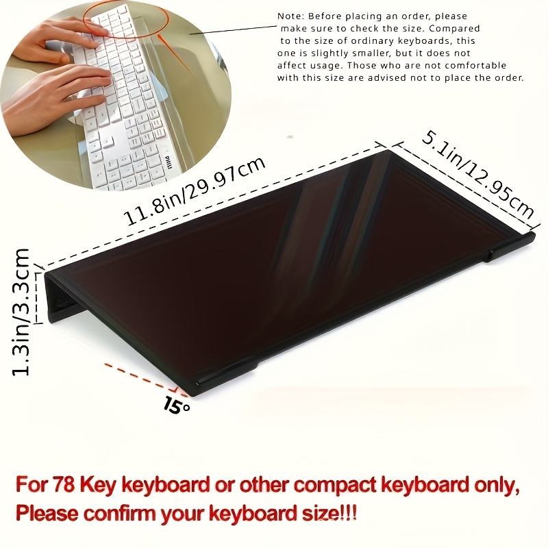 Acrylic keyboard stand, transp - Gaming Keyboard Brand recension och pris