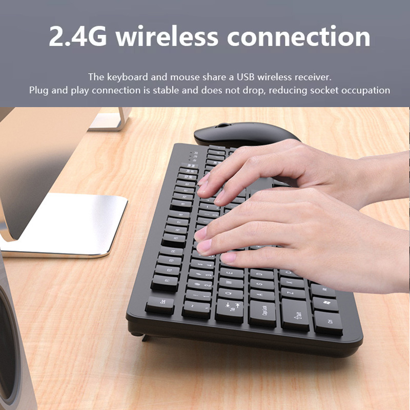 2.4G Wireless Keyboard Mouse S - Gaming Keyboard Mouse Set recension och pris