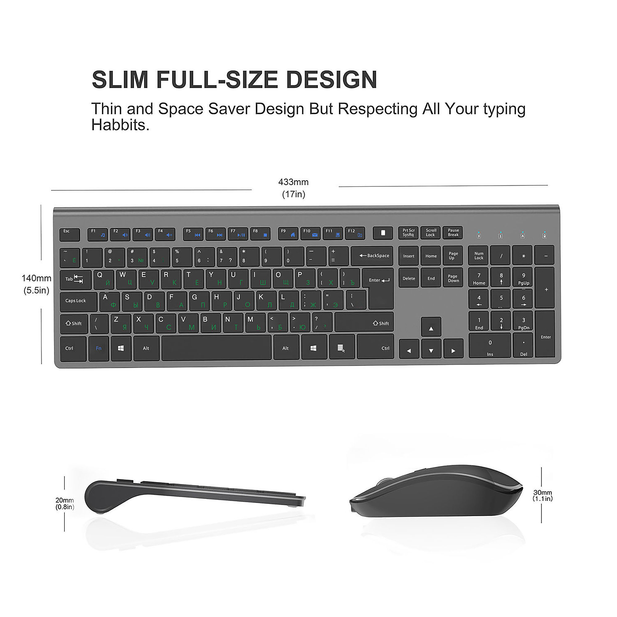 2.4G Rechargeable Wireless Key - Gaming Keyboard Mouse Wireless recension och pris