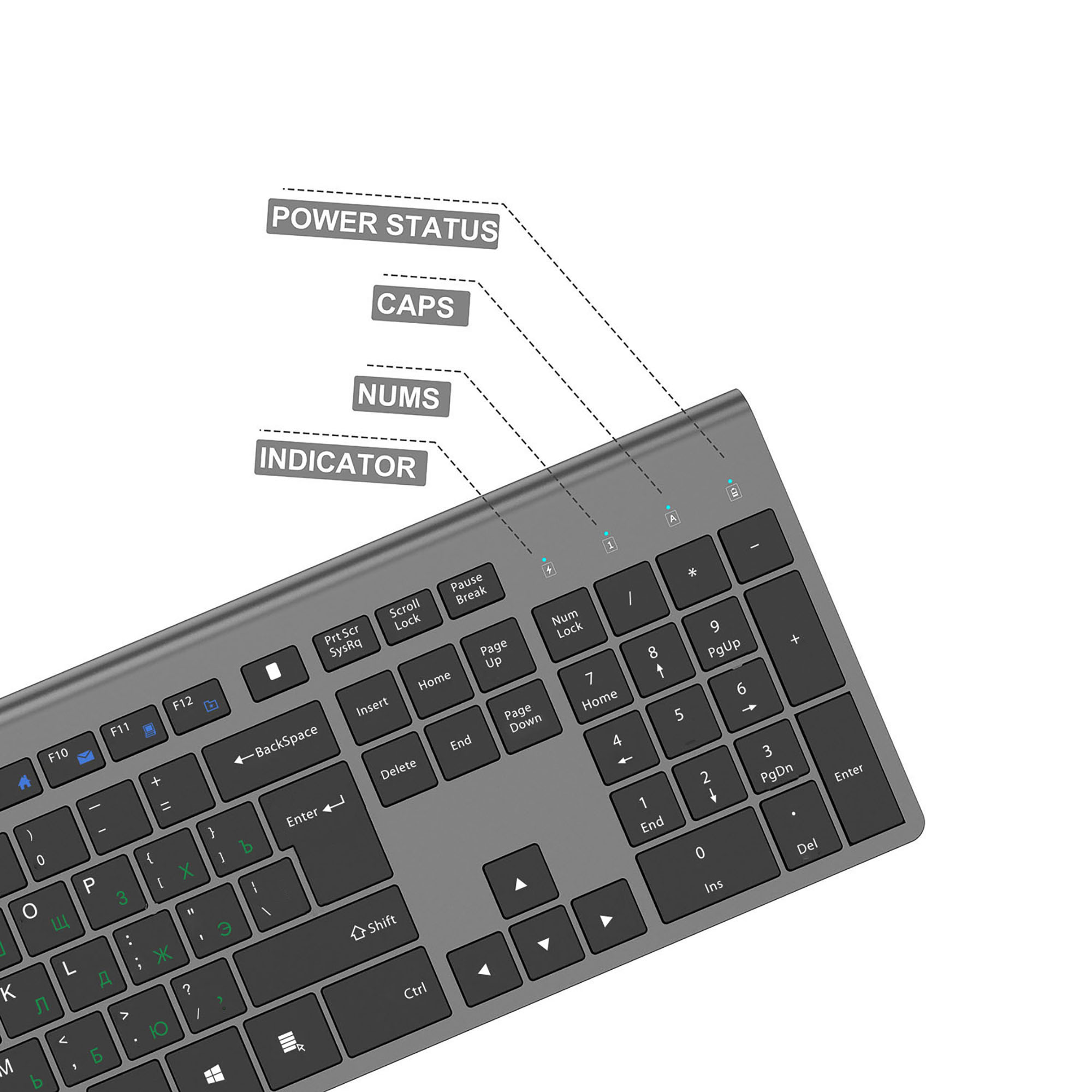 2.4G Rechargeable Wireless Key - Gaming Keyboard Mouse Wireless recension och pris