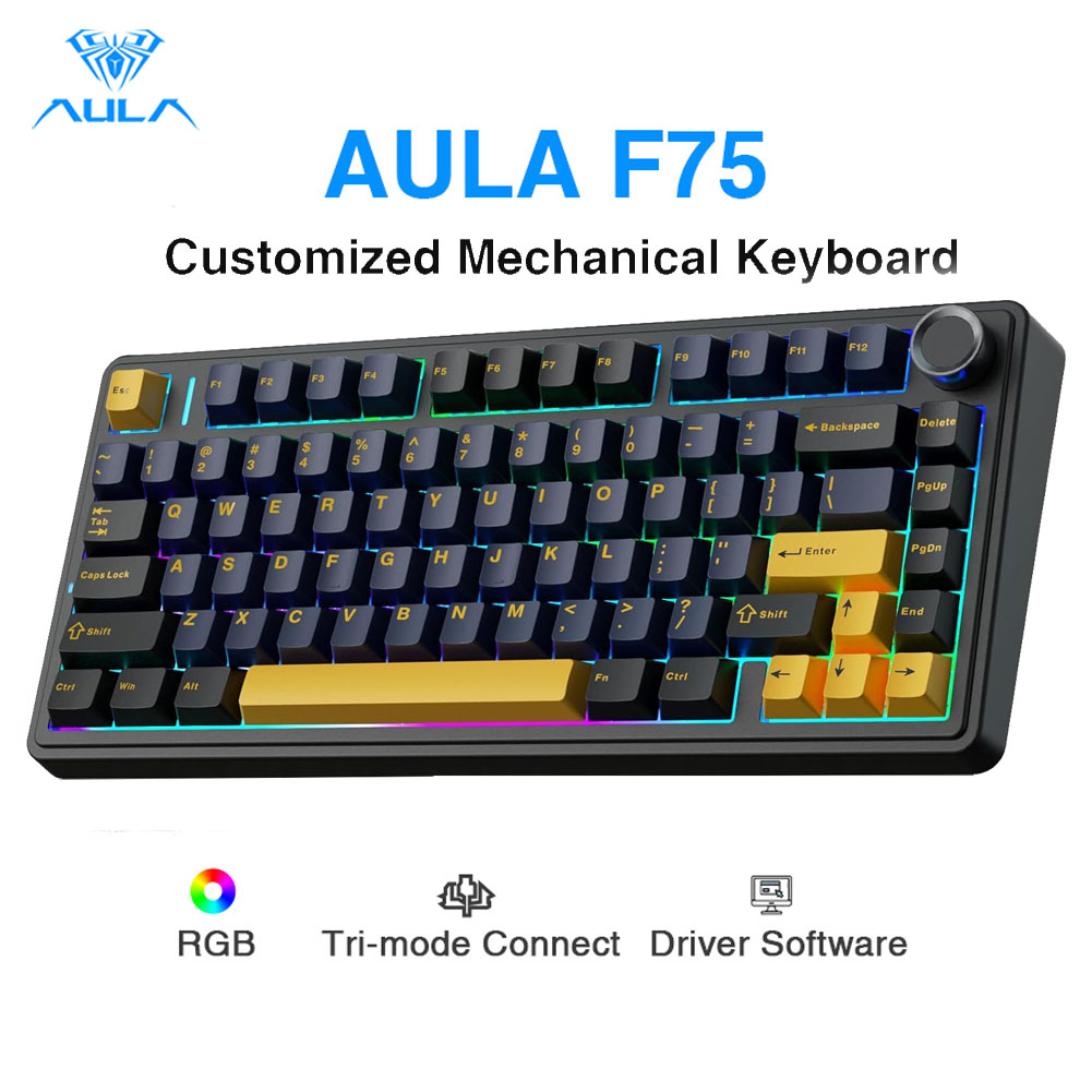 Aula F75 Mechanical Keyboard,  - Gaming Keyboard No Number Pad recension och pris