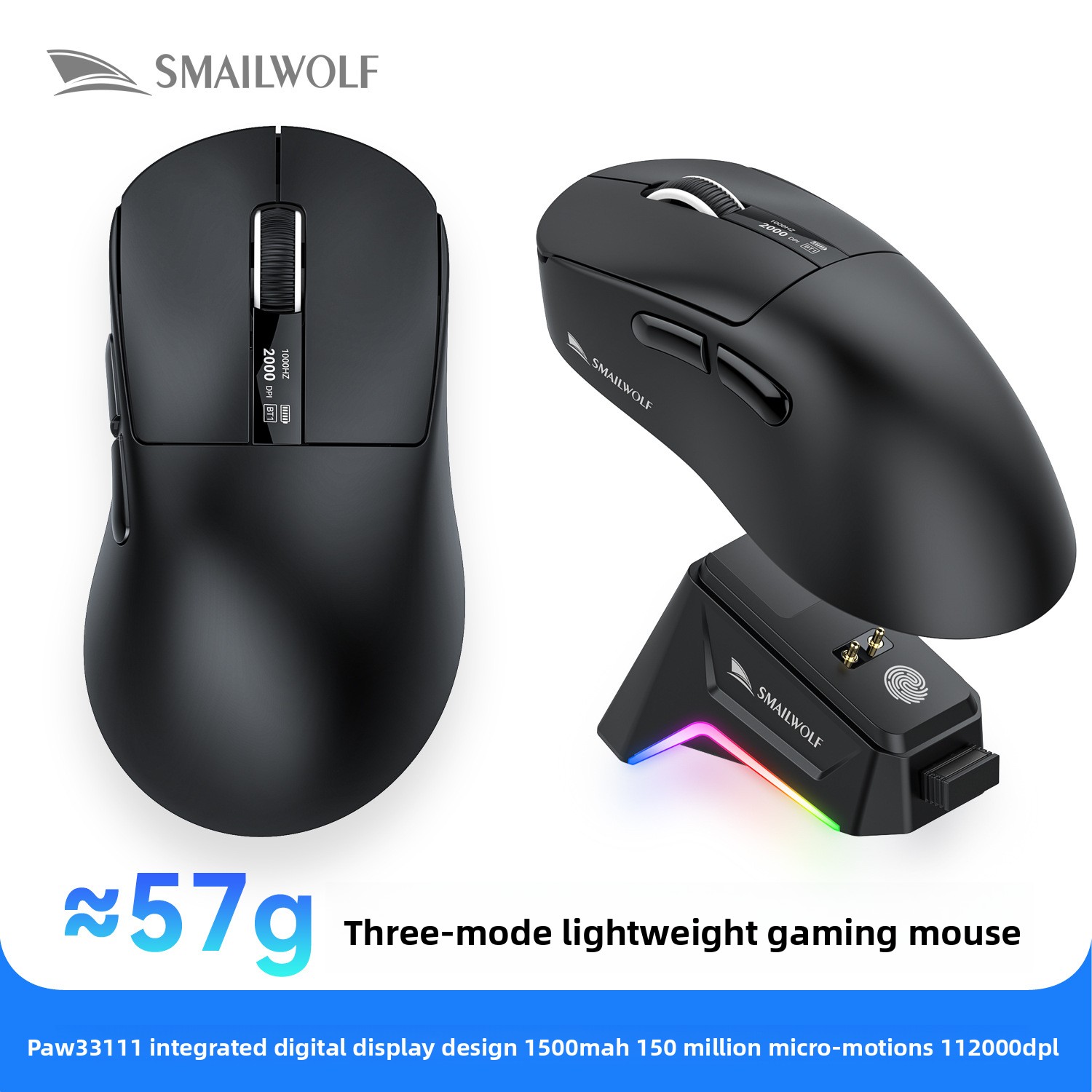 Wireless Bluetooth Gaming Mous - Gaming Keyboard 1 Hand recension och pris