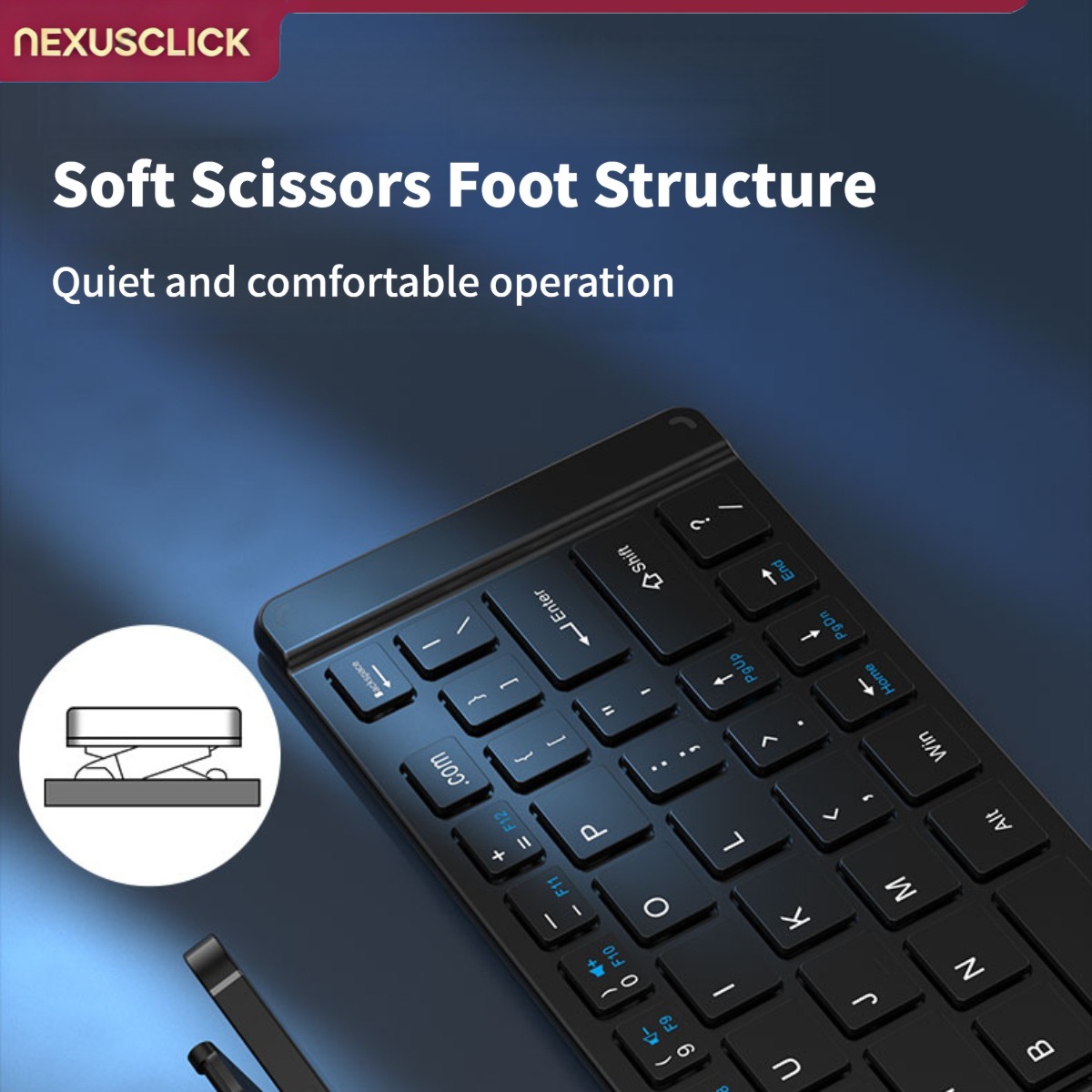 NexusClick New Mini Wireless B - Gaming Keyboard Mouse Set recension och pris