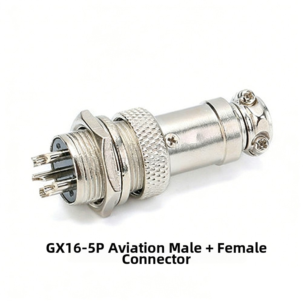 5Pcs GX16 2/3/4/5 Pin Aviation - Aviator Connector Kit recension och pris