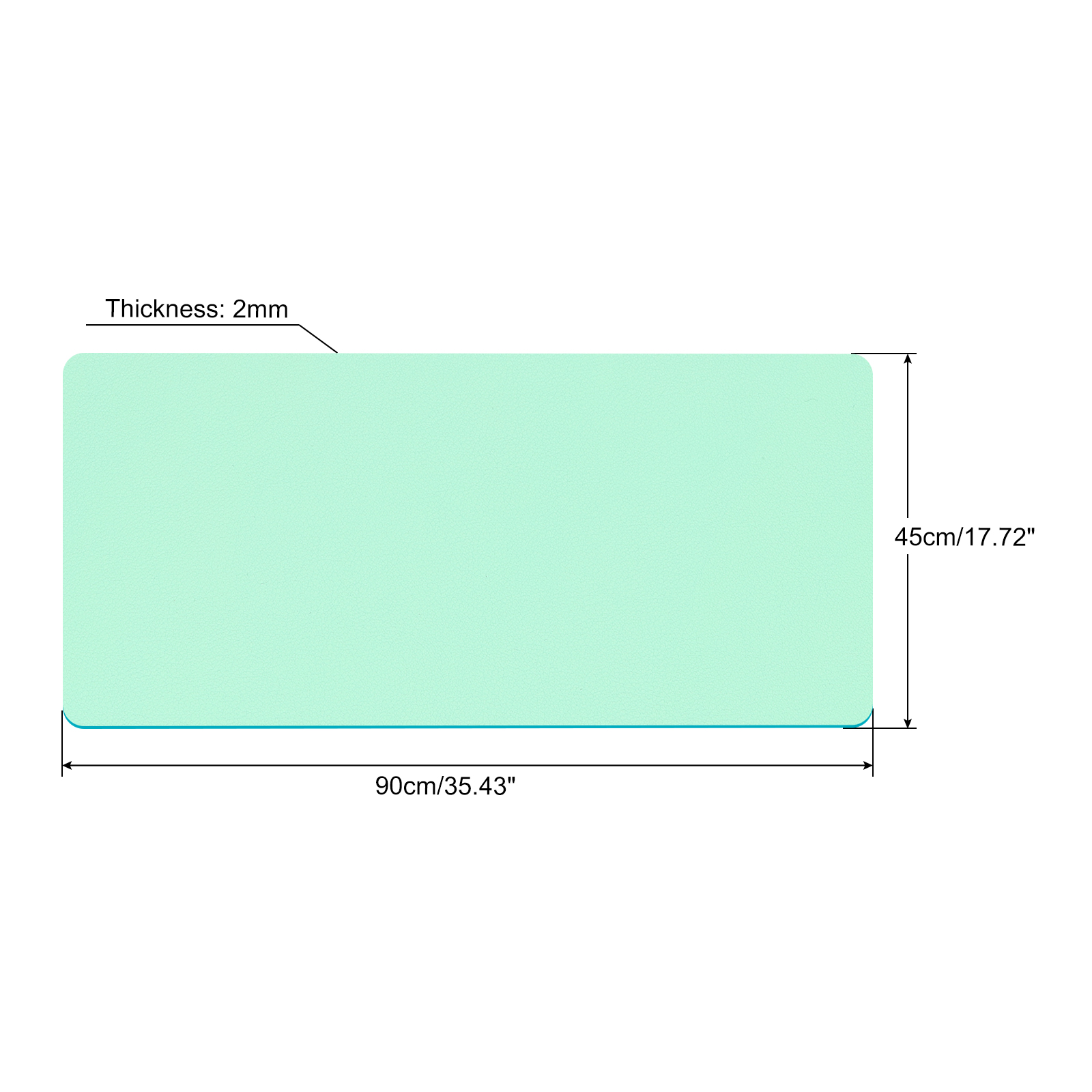 Office Desk Mat Protector PU L - Gaming Keyboard Nearby recension och pris