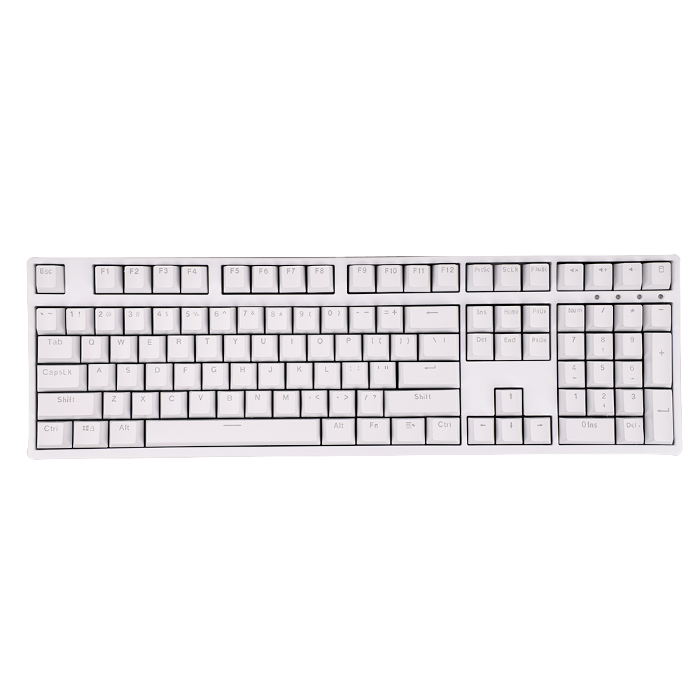 108 Keys White Keycaps ABS OEM - Gaming Keyboard Corsair recension och pris