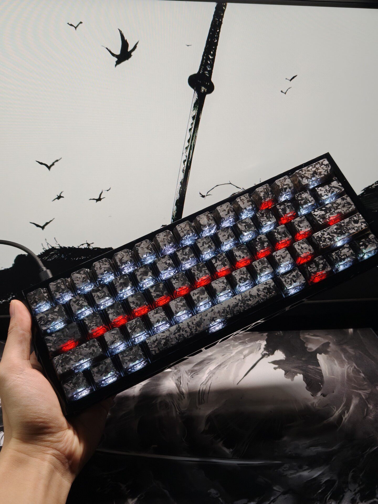 Custom 60% Layout Compact Gami - Gaming Keyboard No Number Pad recension och pris