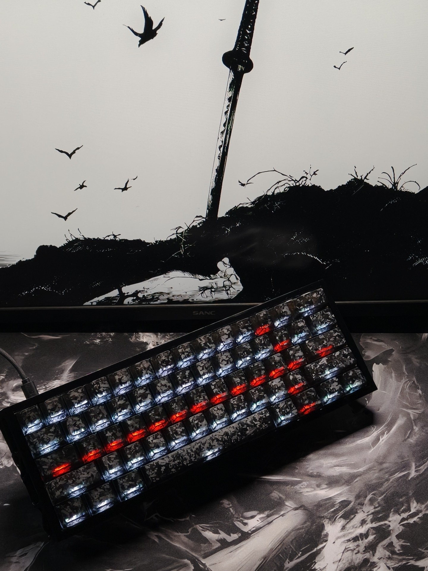 Custom 60% Layout Compact Gami - Gaming Keyboard No Number Pad recension och pris