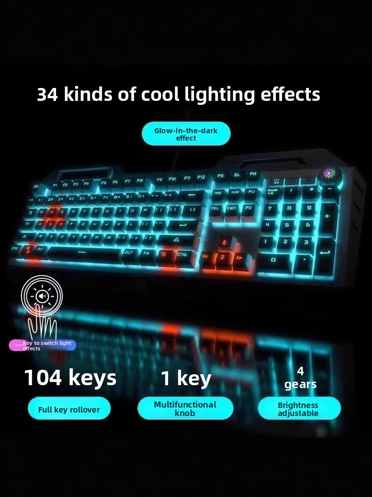 EWEADN TK900 mechanical keyboa - Gaming Keyboard Mouse Set recension och pris
