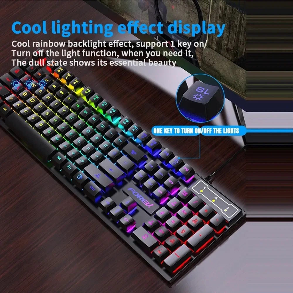 Kebidumei 104 key Backlit Mech - Gaming Keyboard Half recension och pris